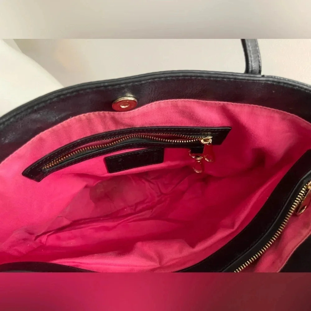 F & W Style tote bag black large career travel diaper bag back to school… - Picture 15 of 16